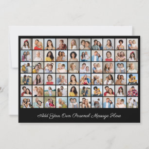 Carte Créez Votre Propre Collage De 60 Photos Ajoutez Vo