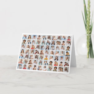 Carte Créez Votre Propre Collage de 70 Photos