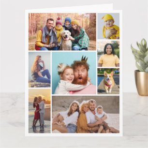 Carte Créez votre propre collage de 8 photos