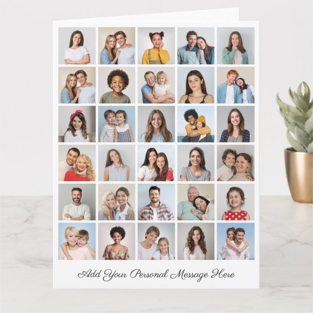 Carte Créez votre propre collection de photos 30 Ajouter (Petite plante)