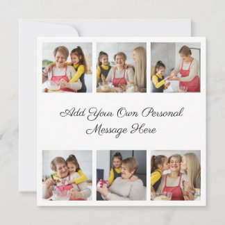 Carte Créez votre propre collection de photos 6 Ajouter 