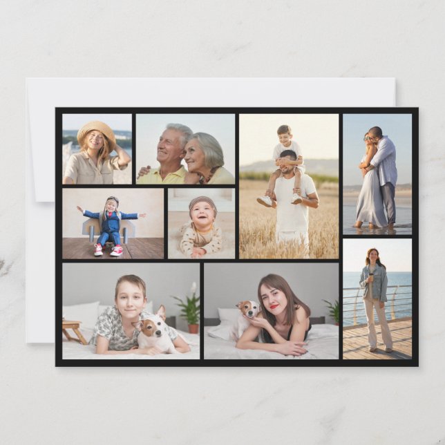 Carte Créez votre propre collection de photos 9 (Devant)