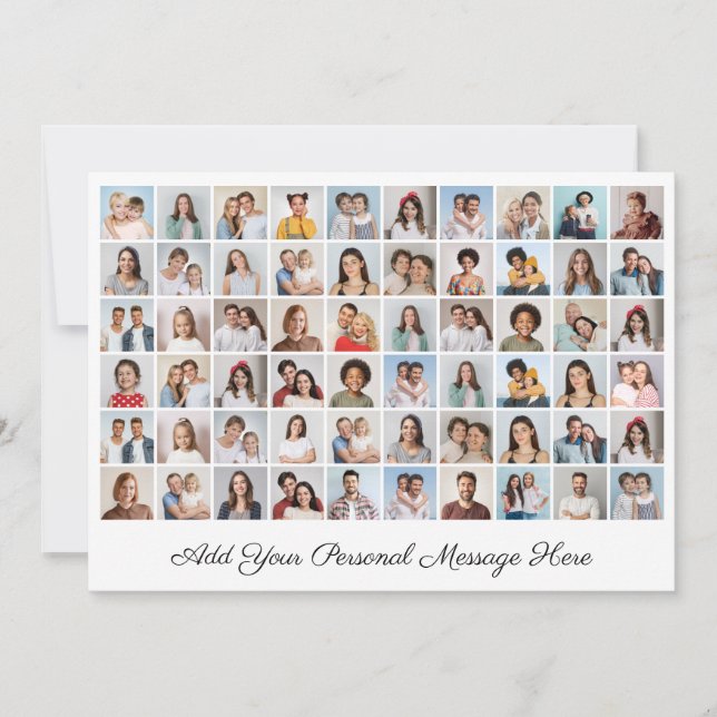 Carte Créez votre propre collection de photos de 60 Ajou (Devant)