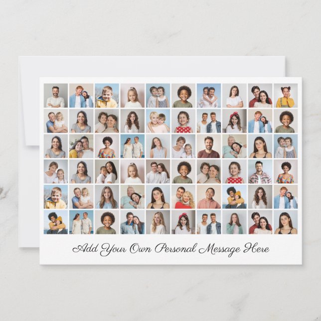 Carte Créez votre propre collection de photos de 60 Ajou (Devant)