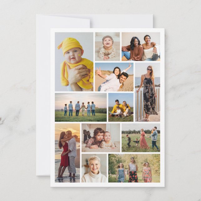 Carte Créez votre propre collection photo 12 (Devant)