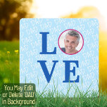 Carte Créez votre propre DAD DAD Père papa Carré photo<br><div class="desc">Créez votre propre DAD d'AMOUR,  père,  carte de Carré photo papa,  carte d'anniversaire père. Une carte personnalisée pour célébrer votre amour pour votre papa,  Père.</div>
