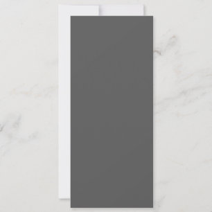 Carte Créez votre propre design personnalisé gris foncé
