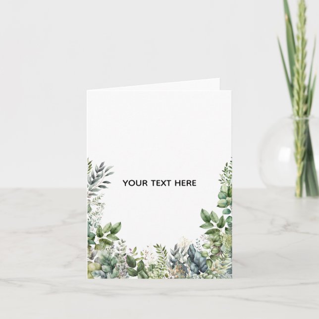Carte Créez Votre Propre Dessin Botanique (Devant)