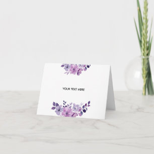 Carte Créez Votre Propre Fleur