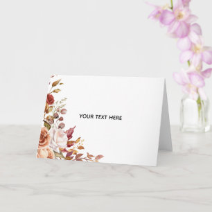 Carte Créez Votre Propre Floral