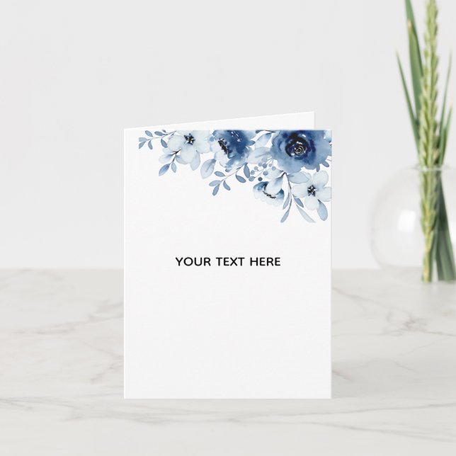 Carte Créez Votre Propre Floral (Devant)