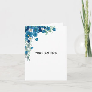 Carte Créez Votre Propre Floral