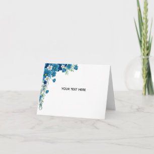 Carte Créez Votre Propre Floral