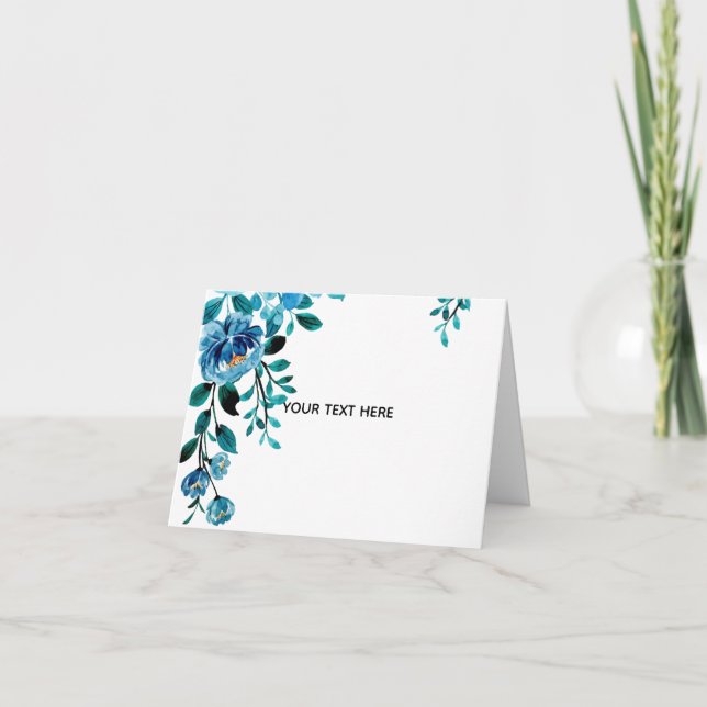 Carte Créez Votre Propre Floral (Devant)