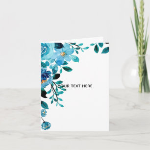 Carte Créez Votre Propre Floral