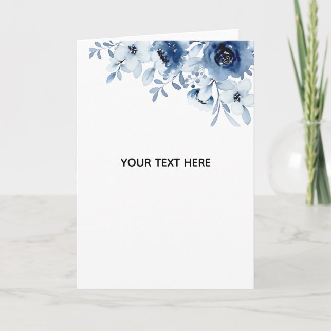 Carte Créez Votre Propre Floral (Devant)