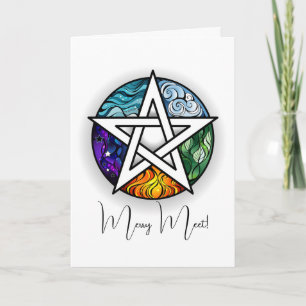 Carte Créez Votre Propre Pentacle Élemental
