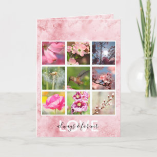 Carte Créez votre propre photo Collage Love