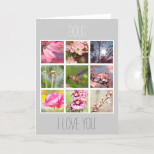 Carte Créez votre propre photo Collage Love