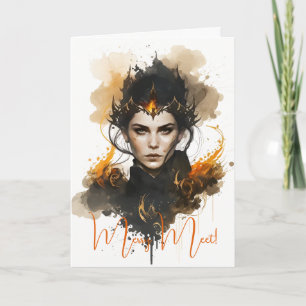 Carte Créez votre propre sorcière incendie