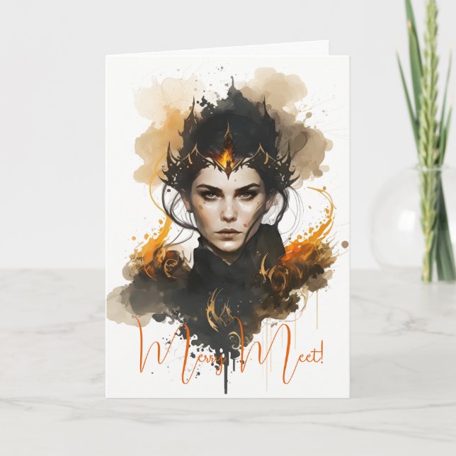 Carte Créez votre propre sorcière incendie (Devant)