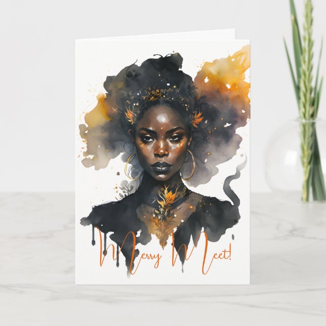 Carte Créez votre propre sorcière noire (Devant)