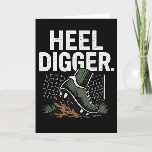 Carte Crémaillère de chaussure de football Heel Digger D (Devant)
