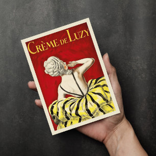 Carte Crème De Luzy   Leonetto Cappiello