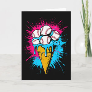 Carte Crème Glacée Bysebyll Goutte Aquarelle Hommes Jeun