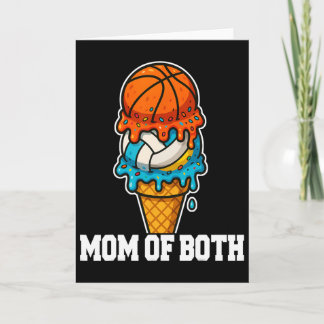 Carte Crème glacée dégoulinante de maman Sketll Volleyll