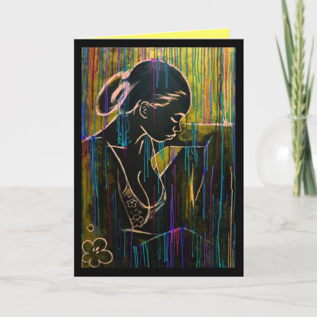 Carte creole gold blue (Devant)