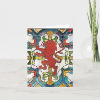 Carte Crête de lion en verre tendu