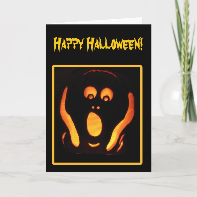 Carte Cri perçant de Halloween (Devant)