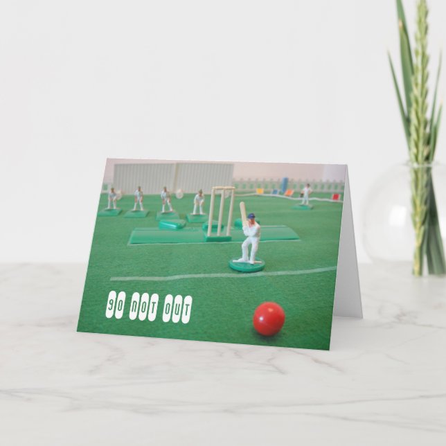 Carte Cricket 90e anniversaire (Devant)
