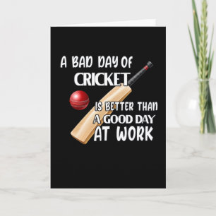 Carte Cricket Dire Joueur de cricket Cadeau