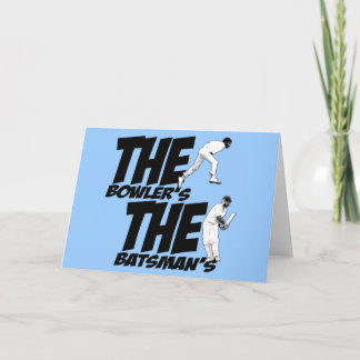 Carte Cricket drôle
