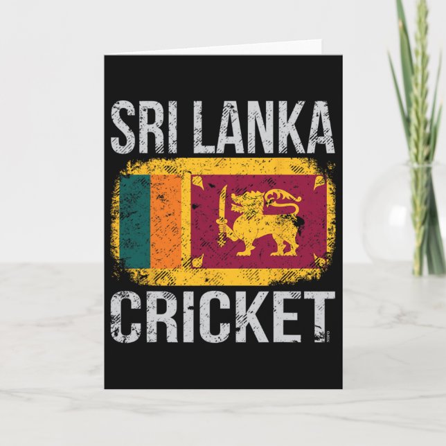 Carte Cricket du Sri Lanka (Devant)