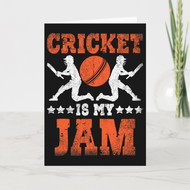 Carte Cricket Est Mon Jam Cricket  (Devant)