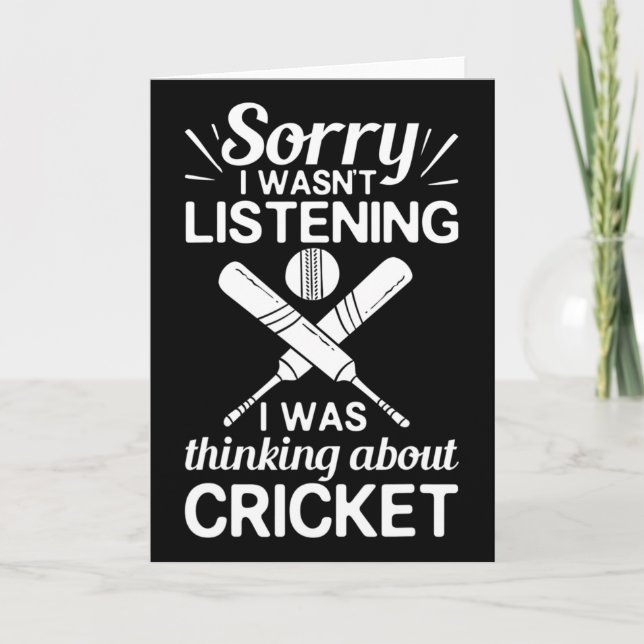 Carte Cricket Game Player Ll T Coach Cricketer  (Devant)