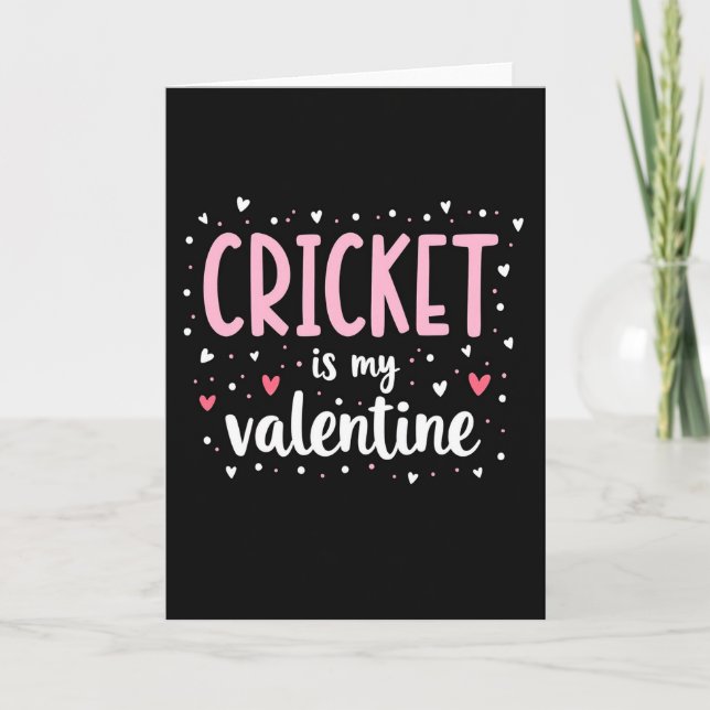Carte Cricket Ma Saint-Valentin (Devant)