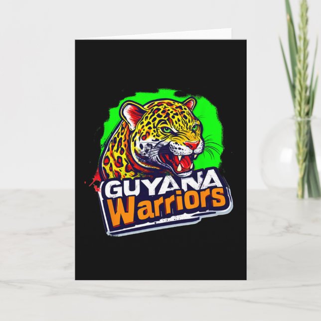 Carte Cricket patriotique des Warriors de Guyane  (Devant)