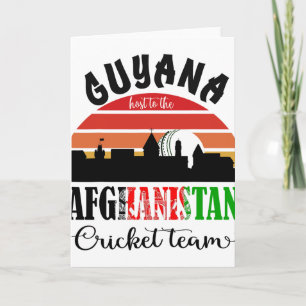 Carte Cricket T20 Guyana Accueille L'équipe De Cricket D