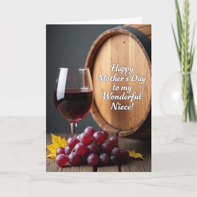 Carte Crimson Berry Sweet Mothers Day Card (Devant)