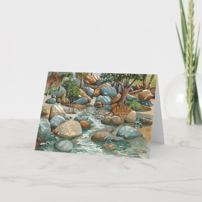 Carte Crique louche, ville CA du Nevada (Devant)