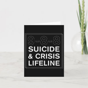 Carte Crise de sensibilisation au suicide Ligne de vie 9