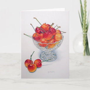 Carte Cristal cerise