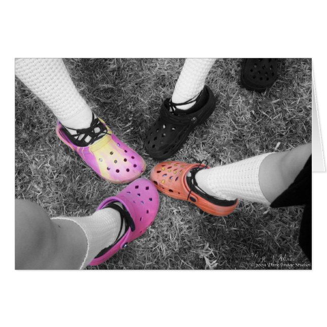 Carte Crocs & Chaussures Soft colorés (Devant horizontal)