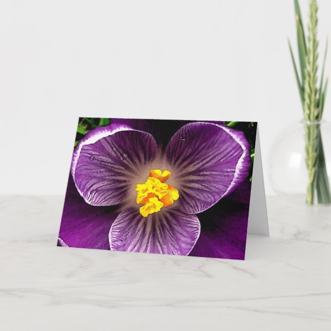 CARTE CROCUS DE POURPRE DE TGK (Devant)