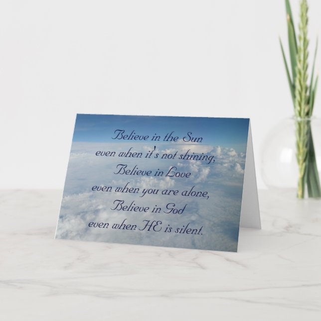 Carte Crois au soleil (Devant)