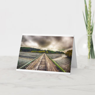 Carte Croisement de pont - lac Tekapo Nouvelle Zélande :